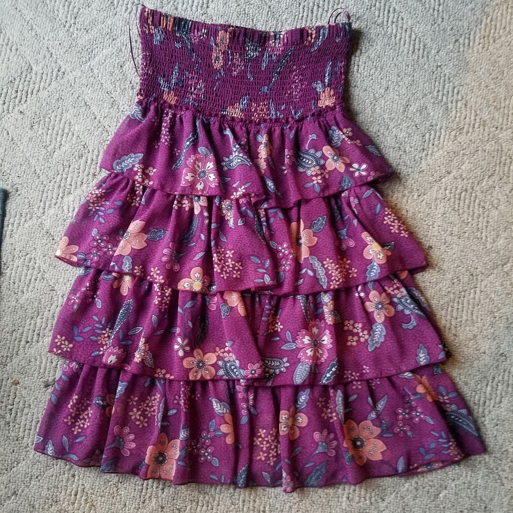 AE strapless dress size medium